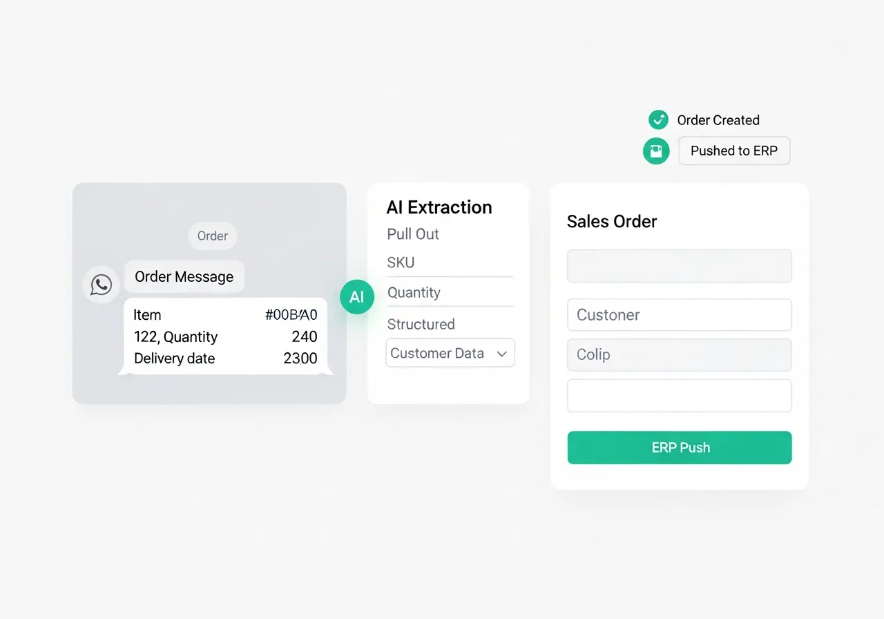 WhatsApp Order Management for Van Sales
